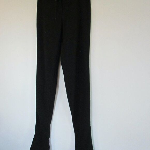 NEW Dolce & Gabbana Black Over Shoe or Boot Wool Pants Sz 4 38 Extra Long - Picture 6 of 12